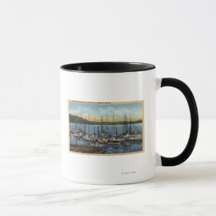 Newport, Oregon - LachsFischereiflotte in Yaquin Tasse