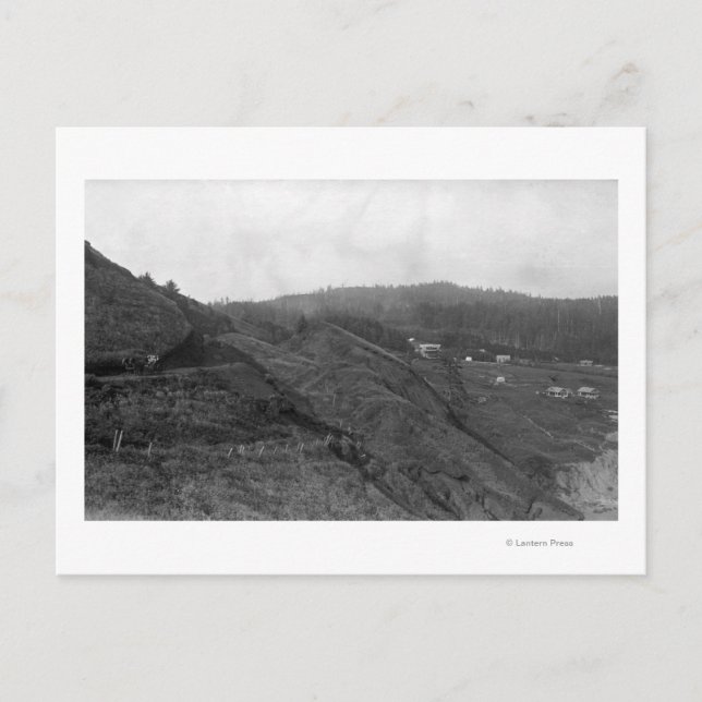 Newport, Oregon Szene bei Agate Beach Foto Postkarte (Vorderseite)