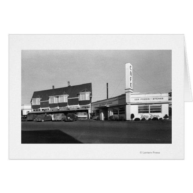 Newport, Oregon View Bay Way Caf � Foto (Vorderseite (Horizontal))