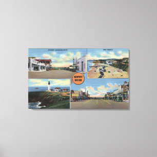 Newport, Oregon - Yaquina Leuchtturm, Main Leinwanddruck