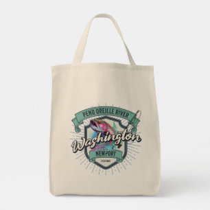 Newport (Pend Oreille River), Washington Tote Bag Tragetasche