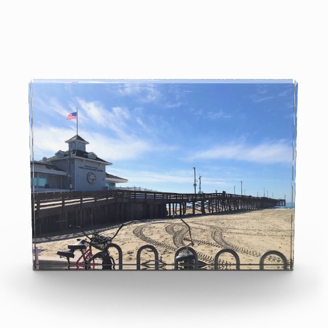 Newport Pier, Newport Beach, Kalifornien Fotoblock (Vorderseite)