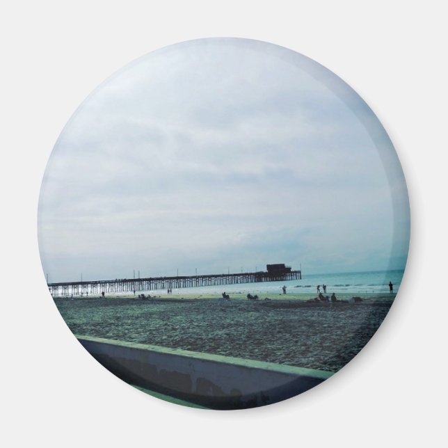 Newport Pier, Newport Beach, Kalifornien Magnet (Vorne)