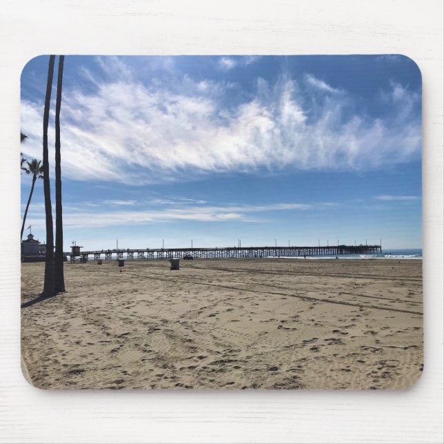 Newport Pier, Newport Beach, Kalifornien Mousepad (Vorne)
