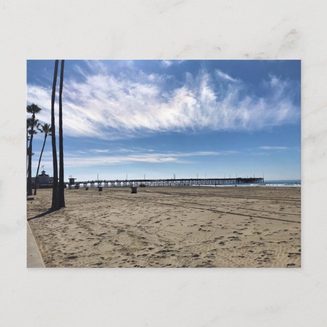 Newport Pier, Newport Beach, Kalifornien Postkarte (Vorderseite)