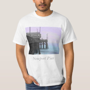 Newport Pier Stylized T-Shirt