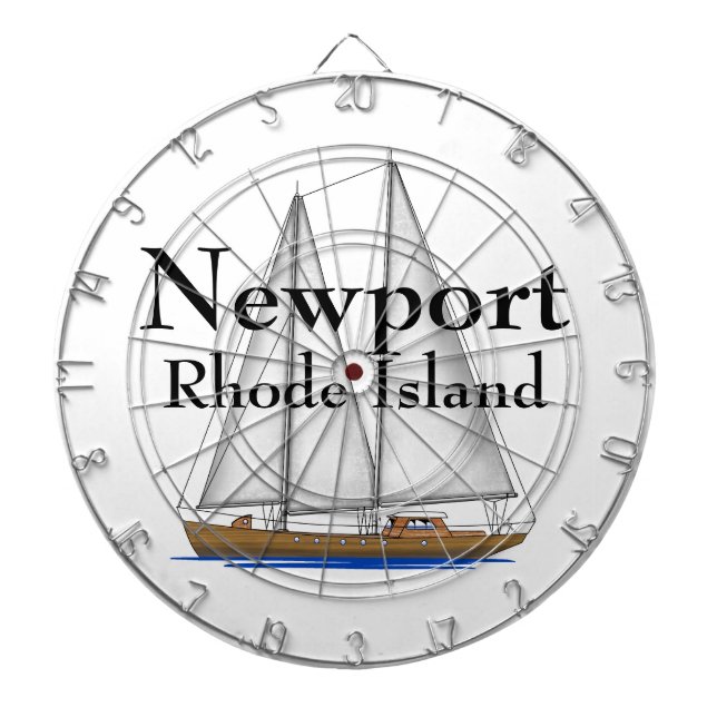 Newport Rhode Island Dartscheibe (vorne)