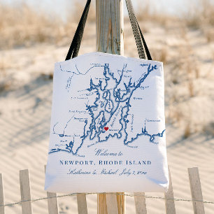Newport Rhode Island Hochzeits-Willkommens-Tasche