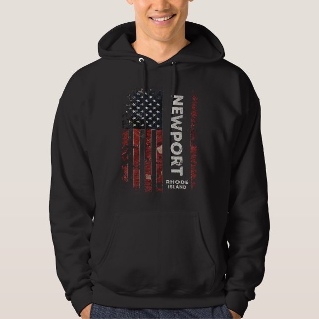 Newport Rhode Island Hoodie (Vorderseite)
