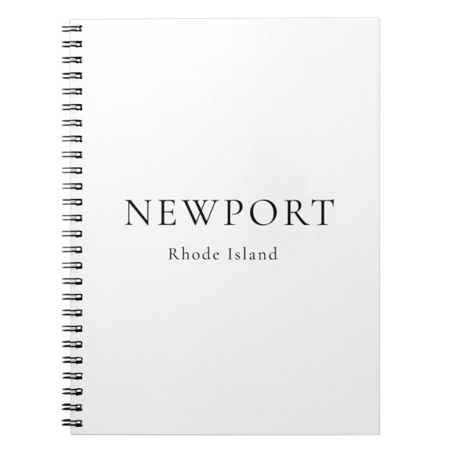 Newport Rhode Island Notebook  Notizblock (Vorderseite)