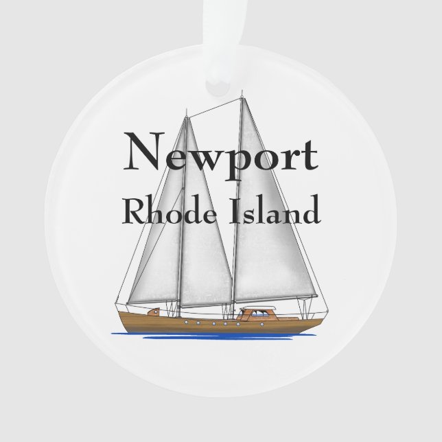 Newport Rhode Island Ornament (Vorderseite)