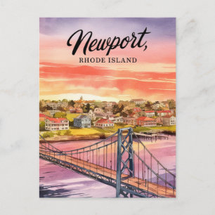 Newport, Rhode Island Postkarte