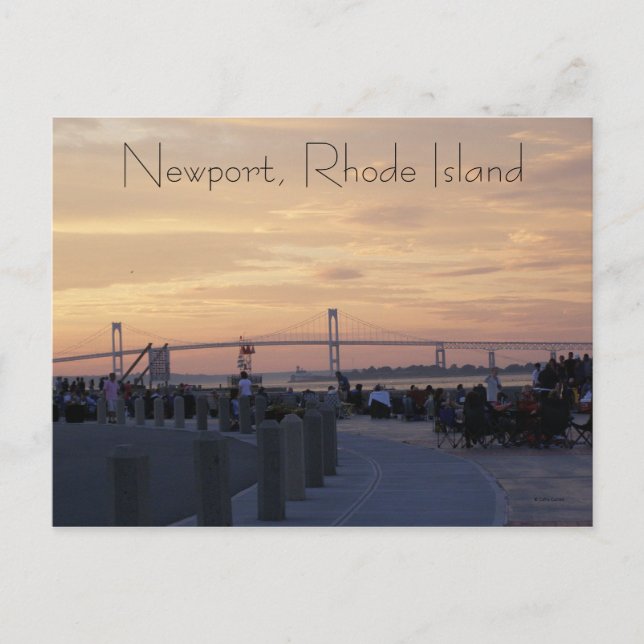 Newport, Rhode Island Postkarte (Vorderseite)