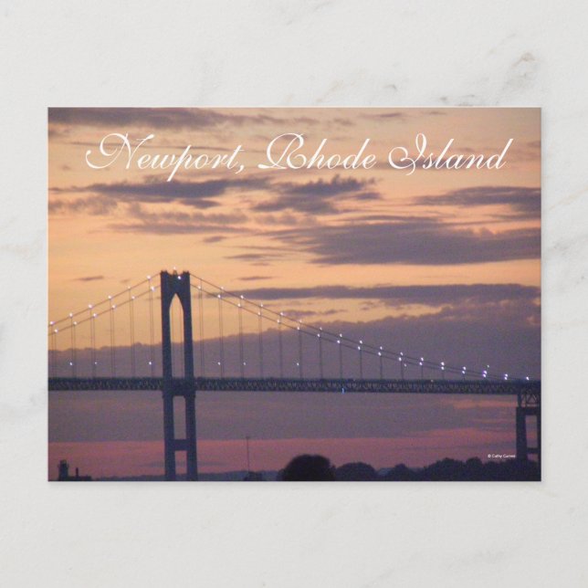 Newport, Rhode Island Postkarte (Vorderseite)