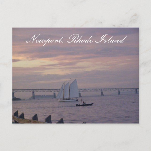 Newport, Rhode Island Postkarte (Vorderseite)