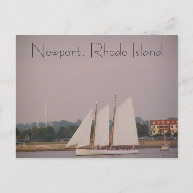 Newport, Rhode Island Postkarte (Vorderseite)