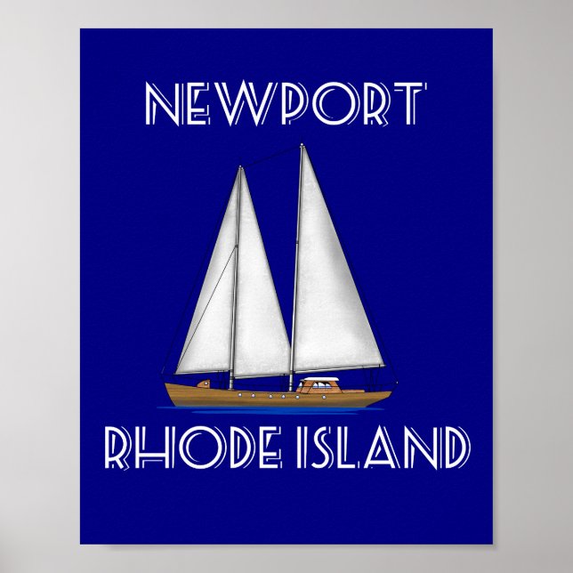 Newport Rhode Island Segeln Poster (Vorne)