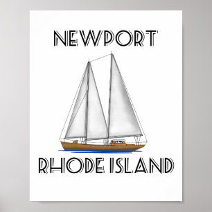 Newport Rhode Island Segeln Poster