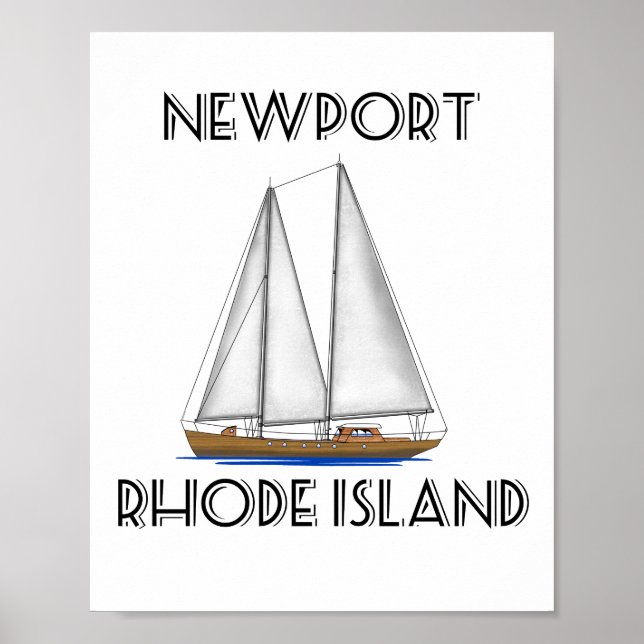 Newport Rhode Island Segeln Poster (Vorne)