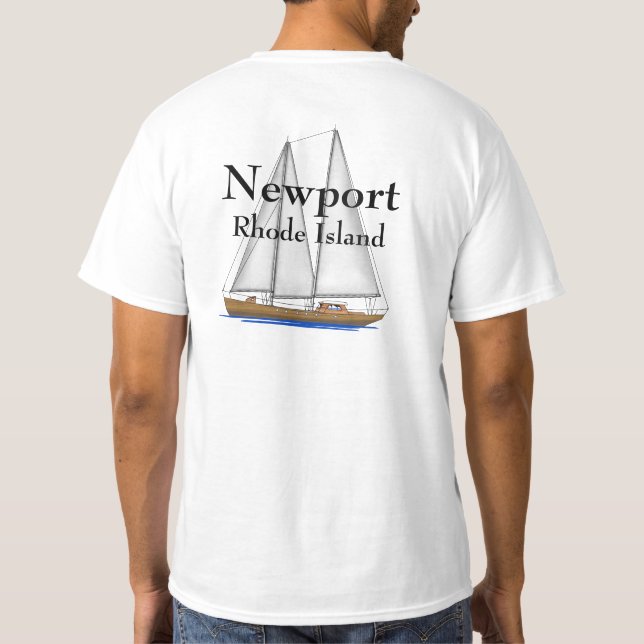 Newport Rhode Island T-Shirt (Rückseite)