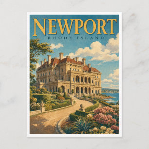 Newport Rhode Island The Breakers GeoSaga Postkarte