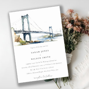 Newport Rhode Island United Staaten Wedding Einladung