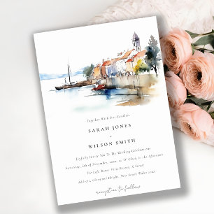 Newport Rhode Island United Staaten Wedding Einladung