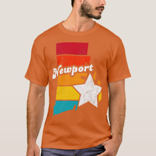 Newport Rhode Island Vintag Beängstigendes Souveni T-Shirt