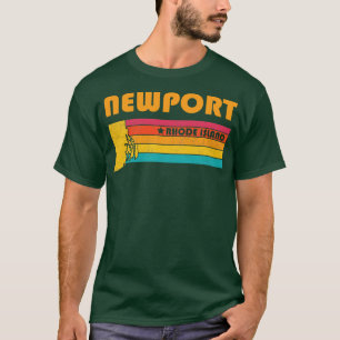 Newport Rhode Island Vintag gebeutelt Souvenir T-Shirt