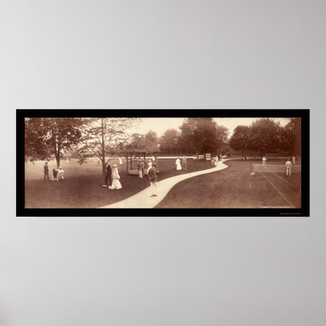 Newport, RI Casino Foto 1902 Poster (Vorne)