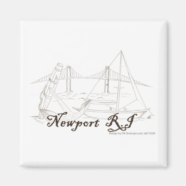 Newport RI Magnet (Vorne)
