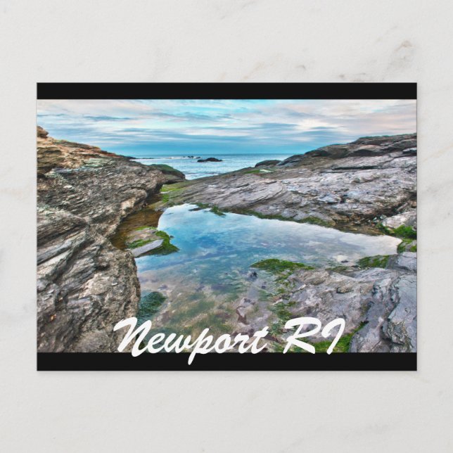 Newport RI Postkarte (Vorderseite)