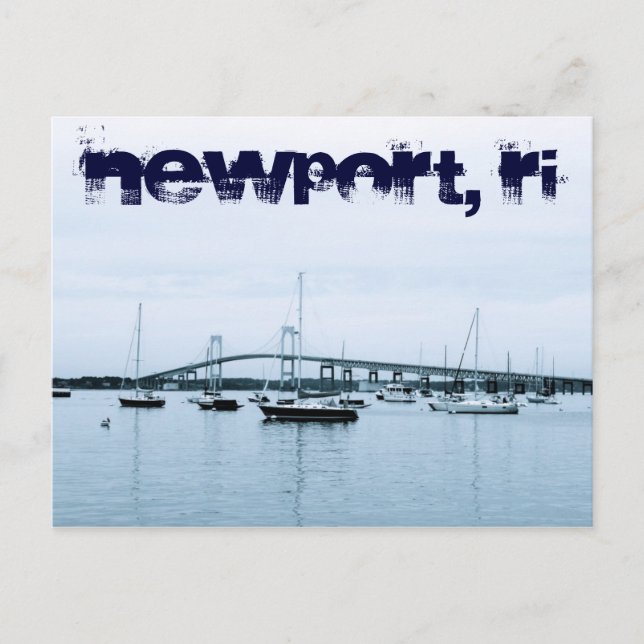 Newport RI Postkarte (Vorderseite)