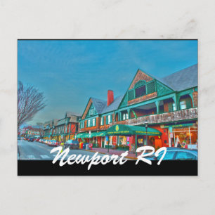 Newport RI Postkarte