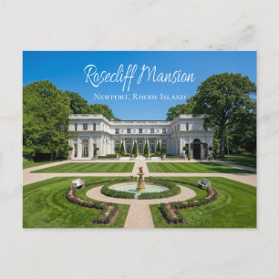 Newport RI Rosecliff Mansion Rhode Island Postkarte
