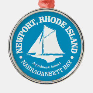 Newport RI (sloop) Ornament Aus Metall