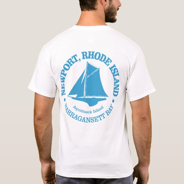 Newport RI (sloop) T-Shirt (Rückseite)