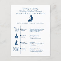 Newport RI Wedding Weekend Tour Timeline Encl