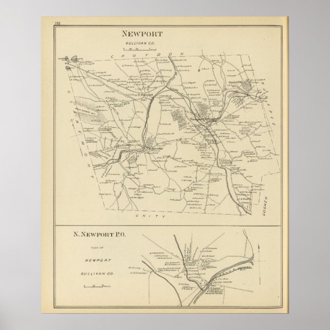 Newport, Sullivan Co Poster (Vorne)