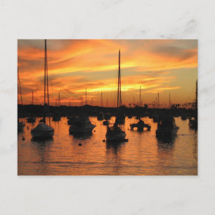 Newport Sunset Postkarte