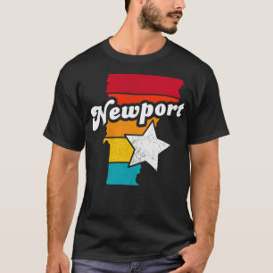 Newport Vermont Vintag Distressed Souvenir 2 T-Shirt