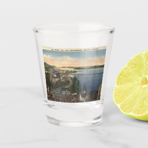 Newport VT Lake Memphremagog Vintager Stil der 40e Schnapsglas