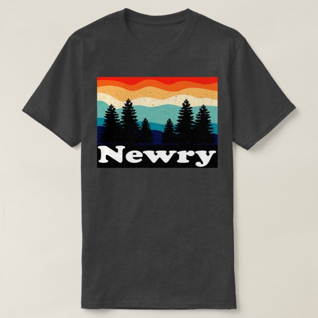 Newry Maine Retro T-Shirt (Design vorne)
