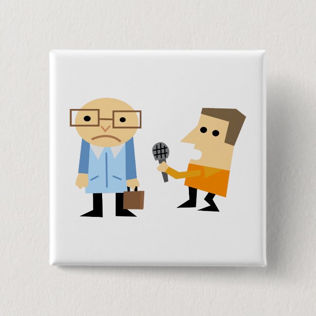 News-Interview Button (Vorderseite)