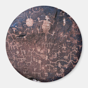 News Paper Rock versteinerten Forest National Park Magnet