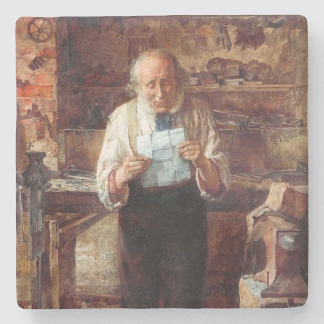 News von My Lad (von James Campbell) Steinuntersetzer (Vorderseite)