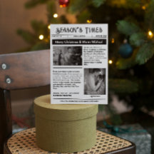 Newsletter Arch Multi Foto Weihnachten Schwarz-wei