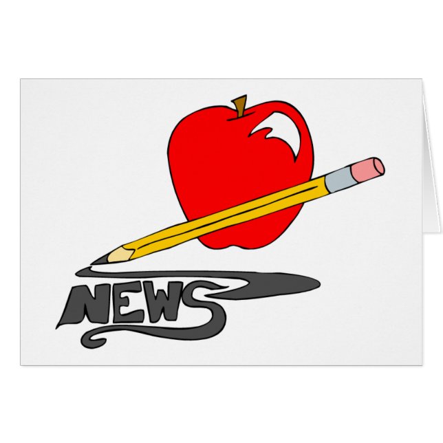 Newsletter der Schule (Vorderseite (Horizontal))