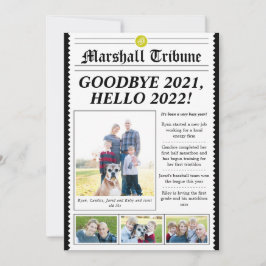 Newsletter der Zeitungsfamilie - Urlaubskarte Feiertagskarte