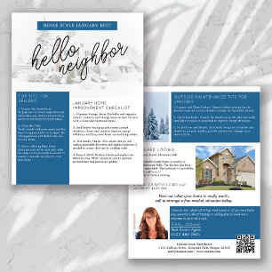 Newsletter "Real Anwesen January" Flyer